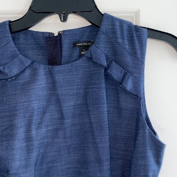 NWT Ann Taylor Blue Dress - Picture 3 of 6